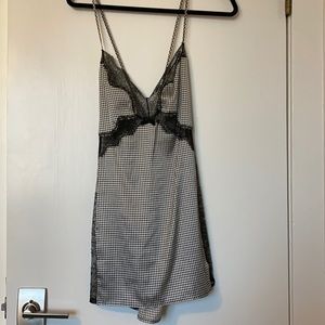 Victoria’s Secret lace and silk slip